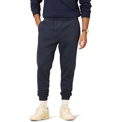 Pantalones de running de felpa para hombre de Amazon Essentials - Ajuste casual, azul marino Pantalones de running de felpa para hombre de Amazon Essentials - Ajuste casual, azul marino