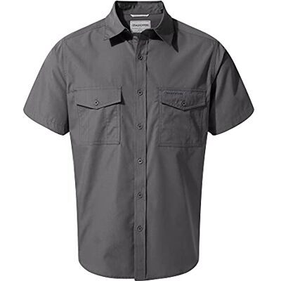 Craghoppers Kiwi Short Sleeve Shirt, Camiseta para Senderismo Hombre, Ombre Blue, 70 Craghoppers Kiwi Short Sleeve Shirt, Camiseta para Senderismo Hombre, Ombre Blue, 70