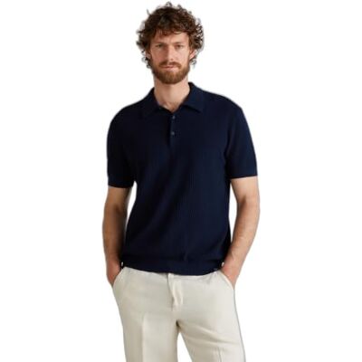 United Maglia Polo M/M Camisa, Turquesa, L para Hombre United Maglia Polo M/M Camisa, Turquesa, L para Hombre