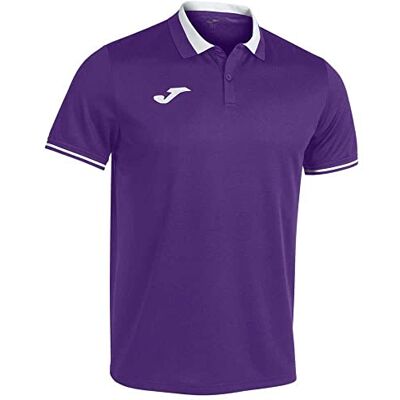 Joma Hombre Camisa de Polo, Morado Blanco, XS Joma Hombre Camisa de Polo, Morado Blanco, XS