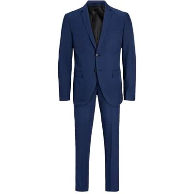 JACK & JONES Traje Jprcosta para Hombre, Azul Medieval. Ajuste: Muy Ajustado, 56 JACK & JONES Traje Jprcosta para Hombre, Azul Medieval. Ajuste: Muy Ajustado, 56