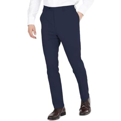 DKNY Traje de Alto Rendimiento para Hombre, Ajuste Moderno, Chaqueta de Negocios separada, Azul Marino Liso, 32W / 32L DKNY Traje de Alto Rendimiento para Hombre, Ajuste Moderno, Chaqueta de Negocios separada, Azul Marino Liso, 32W / 32L