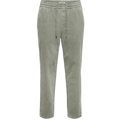 Only & Sons Pantalones de Tela para Hombre, Castor Gray., XL Only & Sons Pantalones de Tela para Hombre, Castor Gray., XL