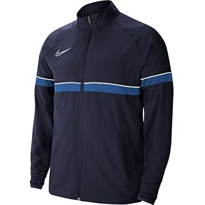 Nike , Dri-Fit Academy, Chaqueta De Chándal, Obsidian/Blanco/Azul/Blanco, L Nike , Dri-Fit Academy, Chaqueta De Chándal, Obsidian/Blanco/Azul/Blanco, L