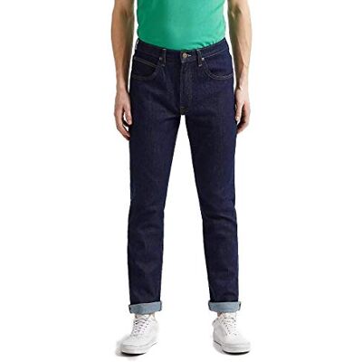 Lee Brooklyn Straight Vaqueros Para Hombre, Rinse, 42W / 32L Lee Brooklyn Straight Vaqueros Para Hombre, Rinse, 42W / 32L