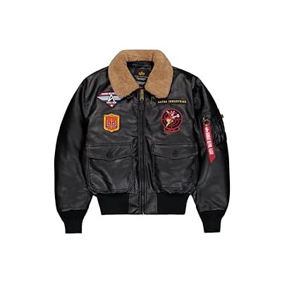 Alpha G1 Devils Brigade FL Bomber Chaqueta para hombre Black XXL Alpha G1 Devils Brigade FL Bomber Chaqueta para hombre Black XXL