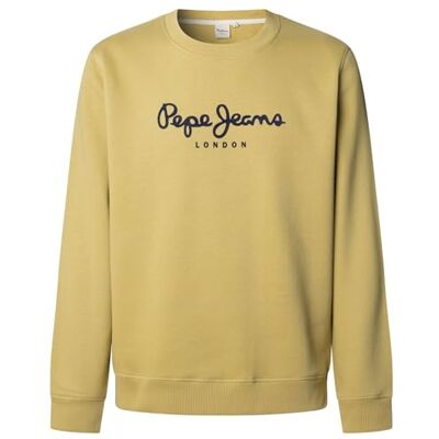 Pepe Jeans Sudadera Macbeth Plain Crew para Hombre, Amarillo (Amarillo Fundido), XXL, Amarillo (Amarillo Fundido), XXL Pepe Jeans Sudadera Macbeth Plain Crew para Hombre, Amarillo (Amarillo Fundido), XXL, Amarillo (Amarillo Fundido), XXL