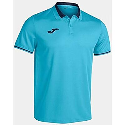 Joma Hombre Camisa de Polo, Turquesa Flúor Marino, XXL Joma Hombre Camisa de Polo, Turquesa Flúor Marino, XXL