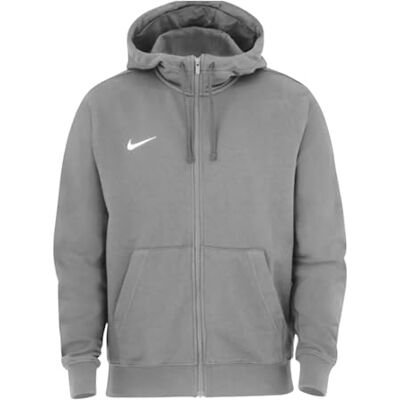 Nike Mens Team Club Full Zip Hoodie Ft Dark Heather Grey Nike Mens Team Club Full Zip Hoodie Ft Dark Heather Grey