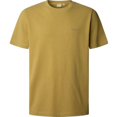 Pepe Jeans Camiseta Contrast Connor para Hombre (Paquete de 1), Verde (Verde Oliva), M Pepe Jeans Camiseta Contrast Connor para Hombre (Paquete de 1), Verde (Verde Oliva), M