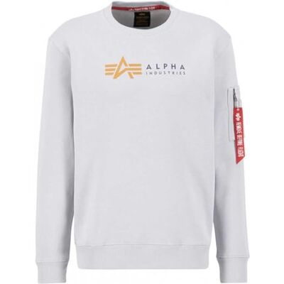 Sudadera Alpha Label Sweater para Hombre Pastel Grey Sudadera Alpha Label Sweater para Hombre Pastel Grey