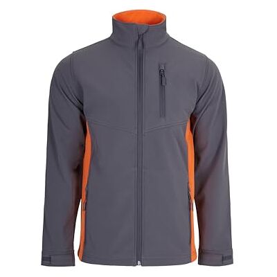 VELILLA 106004; Cazadora Soft Shell Bicolor; Color Gris y Naranja; Talla XS VELILLA 106004; Cazadora Soft Shell Bicolor; Color Gris y Naranja; Talla XS