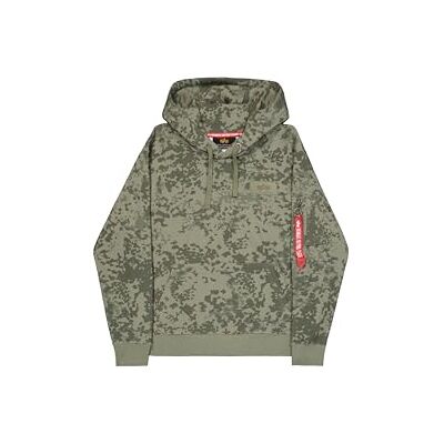 Alpha Backprint Camo Sudadera con Capucha para Hombre M48 Forest Camo XL Alpha Backprint Camo Sudadera con Capucha para Hombre M48 Forest Camo XL