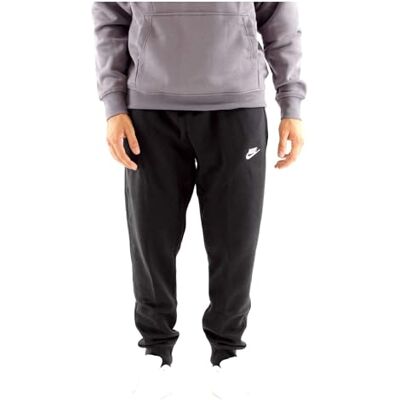 Nike Nsw Club Jggr Bb, Pantalones Deportivos Hombre, Negro (Black/Black/White), XS Nike Nsw Club Jggr Bb, Pantalones Deportivos Hombre, Negro (Black/Black/White), XS