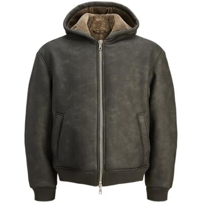 JACK & JONES Jcotakeoff Bomber Jacket, Negro, M Hombres JACK & JONES Jcotakeoff Bomber Jacket, Negro, M Hombres