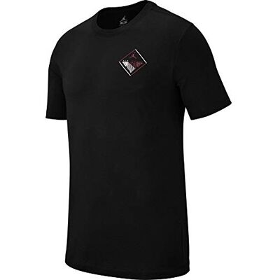 Nike Wings Flight Logo tee T-Shirt de Baloncesto, Hombre, Black, L Nike Wings Flight Logo tee T-Shirt de Baloncesto, Hombre, Black, L