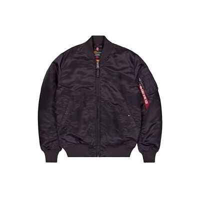 Alpha MA-1 VF 59 Long Chaqueta bomber para hombre Plum M Alpha MA-1 VF 59 Long Chaqueta bomber para hombre Plum M