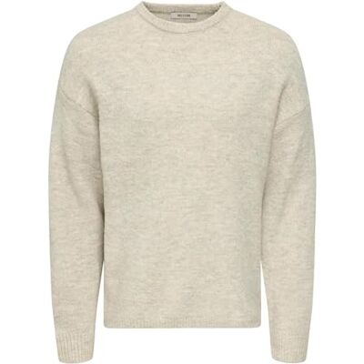 Only & Sons Onswake RLX LS Crew Neck Knit Onswake RLX LS Crew Neck Knit Hombre (Pack de 1) Only & Sons Onswake RLX LS Crew Neck Knit Onswake RLX LS Crew Neck Knit Hombre (Pack de 1)