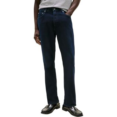 Tommy Hilfiger Vaqueros Hombre Regular Mercer Night Blue Straight Fit, Azul (Night Blue), 34W/32L Tommy Hilfiger Vaqueros Hombre Regular Mercer Night Blue Straight Fit, Azul (Night Blue), 34W/32L