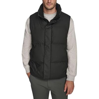 Dockers Herren PUFFER VEST COAT, BLACK, S Dockers Herren PUFFER VEST COAT, BLACK, S