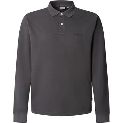 Pepe Jeans New Oliver GD LS Polo para Hombre, Negro (Negro), XS, Negro (Negro), XS Pepe Jeans New Oliver GD LS Polo para Hombre, Negro (Negro), XS, Negro (Negro), XS