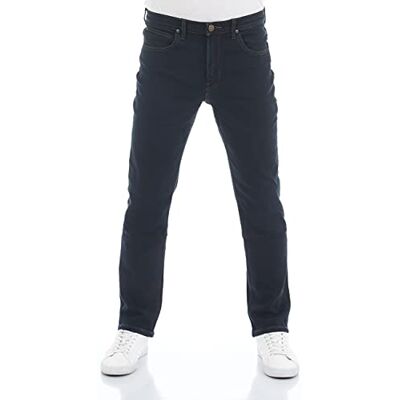 Lee Brooklyn Straight Vaqueros Para Hombre, Blue Black, 42W / 34L Lee Brooklyn Straight Vaqueros Para Hombre, Blue Black, 42W / 34L