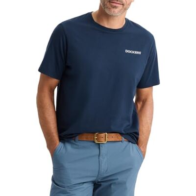 Dockers Herren Graphic tee Regular FIT Shirt, Stencil Pembroke, L Dockers Herren Graphic tee Regular FIT Shirt, Stencil Pembroke, L