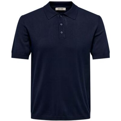 Only & Sons Polo ONSWYLER Pullover Corte regular fit, Manga corta, Basic, Proceso suave a una temperatura máxima de 30°C Only & Sons Polo ONSWYLER Pullover Corte regular fit, Manga corta, Basic, Proceso suave a una temperatura máxima de 30°C