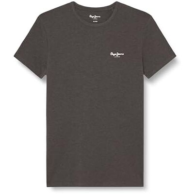Pepe Jeans Camiseta Original Basic 3n para Hombre, Gris (Dark Grey Meliert), XS, Gris (Dark Grey Meliert), XS Pepe Jeans Camiseta Original Basic 3n para Hombre, Gris (Dark Grey Meliert), XS, Gris (Dark Grey Meliert), XS