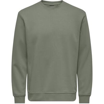 Only & Sons Hoodie ONSCONNOR Sweatshirts Corte regular fit, Manga larga, Basic, Proceso suave a una temperatura máxima de 40°C Only & Sons Hoodie ONSCONNOR Sweatshirts Corte regular fit, Manga larga, Basic, Proceso suave a una temperatura máxima de 40°C