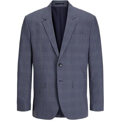 JACK & JONES Jprbushwick Harry Blazer Reg Fit, Azul Oscuro, 54 JACK & JONES Jprbushwick Harry Blazer Reg Fit, Azul Oscuro, 54