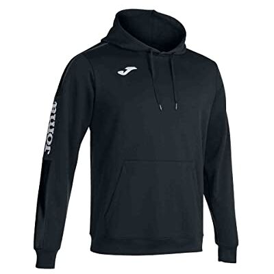Joma Hombre Sudadera con Capucha, Negro, 3XL Joma Hombre Sudadera con Capucha, Negro, 3XL