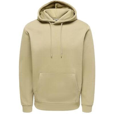 Only & Sons Hoodie Onsconnor Reg Sudadera con Capucha para Hombre, Color Caqui, L, Caqui, L Only & Sons Hoodie Onsconnor Reg Sudadera con Capucha para Hombre, Color Caqui, L, Caqui, L
