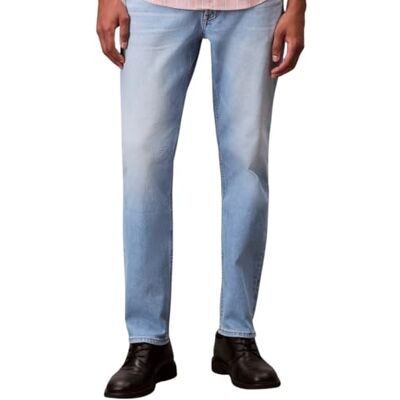 Calvin Jeans Jeans para Hombre, Azul (Zander Lt Blue), 31W / 32L Calvin Jeans Jeans para Hombre, Azul (Zander Lt Blue), 31W / 32L