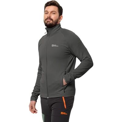 Jack Wolfskin Baiselberg Fz M Chaqueta de forro polar, Slate, s para hombre, gris, S Jack Wolfskin Baiselberg Fz M Chaqueta de forro polar, Slate, s para hombre, gris, S