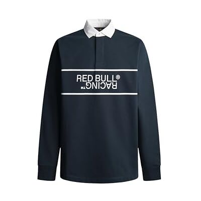Pepe Jeans Red Bull Racing X RBR Logo Reflect Panel Rugby Shirt, Polo Hombre, Blue (Dulwich Blue), Pepe Jeans Red Bull Racing X RBR Logo Reflect Panel Rugby Shirt, Polo Hombre, Blue (Dulwich Blue),