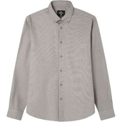 SPRINGFIELD Daily Structure Tricolor Shirt Camisa, Gris, XL para Hombre SPRINGFIELD Daily Structure Tricolor Shirt Camisa, Gris, XL para Hombre