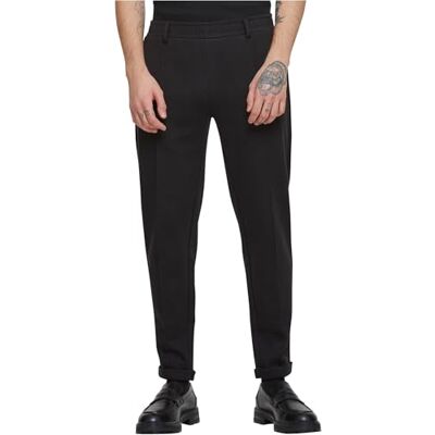Urban Classics -cropped Interlock Jogg Chino Pantalones Casuales, Negro, M Hombres Urban Classics -cropped Interlock Jogg Chino Pantalones Casuales, Negro, M Hombres
