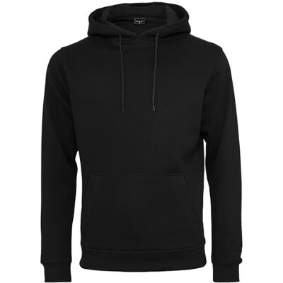 Tee Sudadera con Capucha de los Hombres, 65% Algodón 35% Poliéster, Negro, M Tee Sudadera con Capucha de los Hombres, 65% Algodón 35% Poliéster, Negro, M