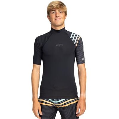 BILLABONG Contraste Chaleco UPF 50 de manga corta para hombre BILLABONG Contraste Chaleco UPF 50 de manga corta para hombre