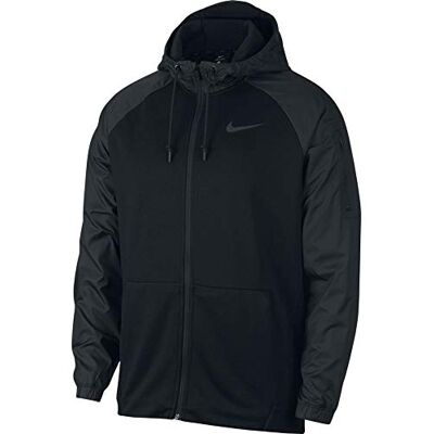 Nike M NK Dry HD LS FZ Utility Core Sweatshirt, Hombre, Black/mtlc Hematite, 3XL-T Nike M NK Dry HD LS FZ Utility Core Sweatshirt, Hombre, Black/mtlc Hematite, 3XL-T
