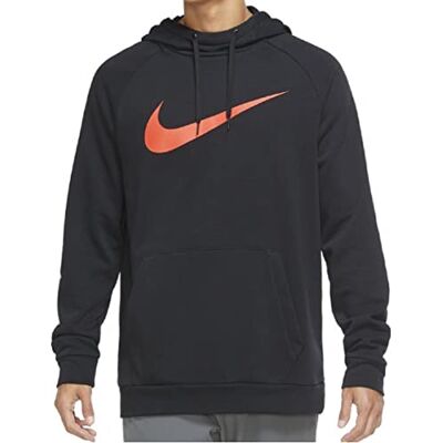 Nike -013 M NK DF HDIE PO SWSH Sweatshirt Men's Black/Habanero Red XL Nike -013 M NK DF HDIE PO SWSH Sweatshirt Men's Black/Habanero Red XL