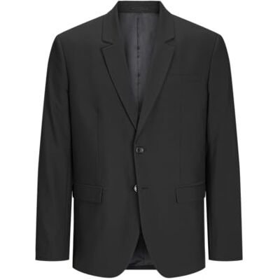 JACK & JONES Jprbushwick Harry Blazer Reg Fit Noos, Black/Fit: Regular Fit, 50 JACK & JONES Jprbushwick Harry Blazer Reg Fit Noos, Black/Fit: Regular Fit, 50