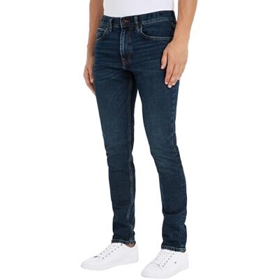 Tommy Hilfiger Vaqueros Hombre Tapered Fit, Azul (Miller Indigo), 28W/34L Tommy Hilfiger Vaqueros Hombre Tapered Fit, Azul (Miller Indigo), 28W/34L