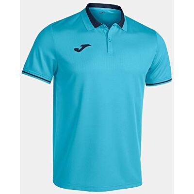 Joma Hombre Camisa de Polo, Turquesa Flúor Marino, 3XL Joma Hombre Camisa de Polo, Turquesa Flúor Marino, 3XL