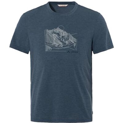 VAUDE Men's Tekoa T-Shirt III Camiseta, Dark Sea/Dark Sea, Extra-Large Hombres VAUDE Men's Tekoa T-Shirt III Camiseta, Dark Sea/Dark Sea, Extra-Large Hombres