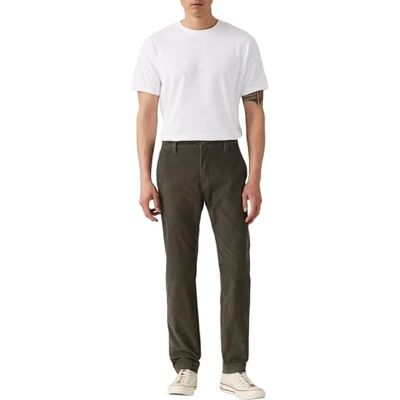 Levi's XX Chino Std II Black Olive S 14W Cord, Oliva-Negro, 32W / 34L Levi's XX Chino Std II Black Olive S 14W Cord, Oliva-Negro, 32W / 34L