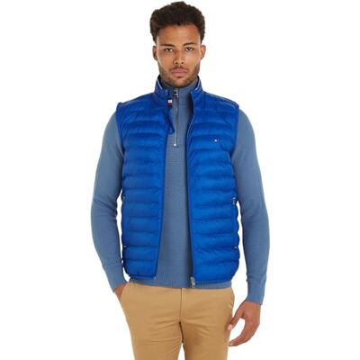 Tommy Hilfiger Hombre Chaleco Packable Recycled Chaleco acolchado, Azul (Ultra Blue), XXL Tommy Hilfiger Hombre Chaleco Packable Recycled Chaleco acolchado, Azul (Ultra Blue), XXL
