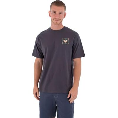 Hurley T-Shirt Short Sleeve Men Printing Press bolud Hurley T-Shirt Short Sleeve Men Printing Press bolud