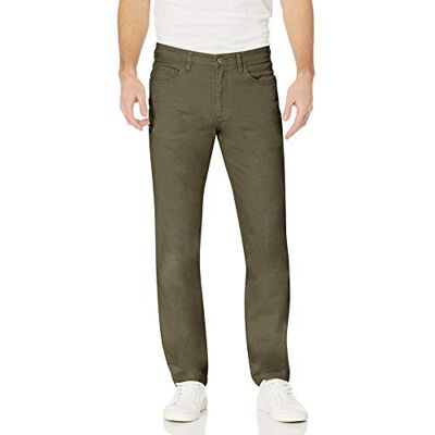 Amazon Essentials Pantalón Chino Elástico Cómodo con 5 Bolsillos y Ajuste Entallado (Previamente Goodthreads) Hombre, Verde Oliva, 35W / 29L Amazon Essentials Pantalón Chino Elástico Cómodo con 5 Bolsillos y Ajuste Entallado (Previamente Goodthreads) Hombre, Verde Oliva, 35W / 29L
